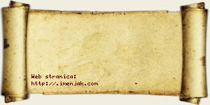 Jakov Komnenić vizit kartica